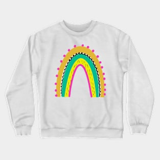 Pink rainbow Crewneck Sweatshirt